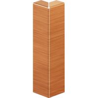 Ilcom angolo esterno FCL per battiscopa FC in acciaio inox 60mm x 20mm x 10mm - Rame satinato