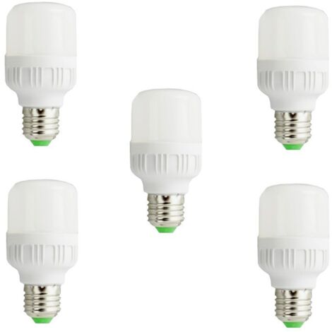 Jandei - 5 X Bulb LED 5W 5W E27 LUZ 6000K BUILE BILD BURB E27 Standard