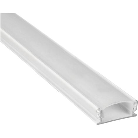 Profilo Alluminio 1m Per Striscia LED - Set Da 4 Con Copertura Traslucida E Accessori - Foto 11