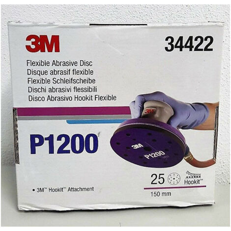 Kit Blocchi Abrasivi 3M Hookit Per Levigatura - Flessibili, Con Aspirazione Polvere, 4 Misure Per Auto E Lavori - Foto 3