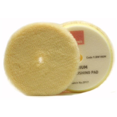 RUPES 9.BW180M TAMPONE LANA GIALLA MEDIUM 150/170 mm