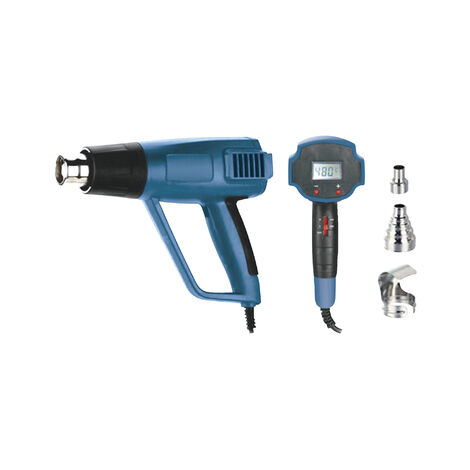 Pistola Termica Professionale Pfloge 2500W - Display LCD, Temperatura Regolabile 50-600°C, 4 Ugelli - Foto 10