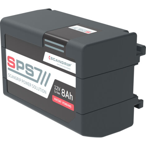 SCANGRIP Batteria per NOVA 6/10 SPS (8Ah) Batteria per fari da lavoro SCANGRIP con tecnologia SPS