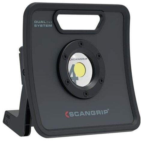 SCANGRIP Lampada COB LED NOVA 4K C+R UNICO PROIETTORE DA 4000 LUMEN CON DUAL SYSTEM