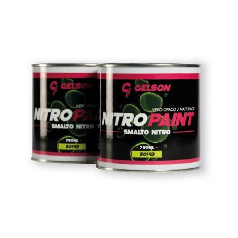 GELSON NITRO PAINT-SMALTO NITRO NERO OPACO 750 ML