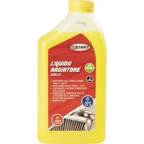 Liquido radiatore giallo 1L -22grC per motori monoblocco in alluminio (1/4)