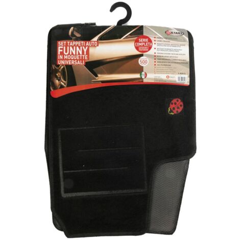 Start Set Completo Tappeti Auto Precision A In Moquette – 500 GR/MQ, Universali, Impermeabili E Antiscivolo, Battitacco Incluso - 2