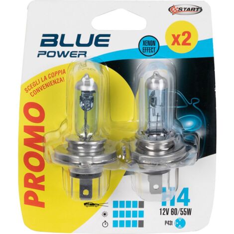 Coppia di lampadine auto alogene H1 12V 60/55W P14,5s (1/2)