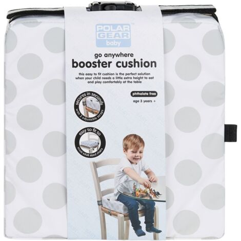 Cuscino Alza Sedia Bambini Antiscivolo, in sintetico senza BPA, con due cinghie regolabili, 4 piedini, lavabile e riutilizzabile