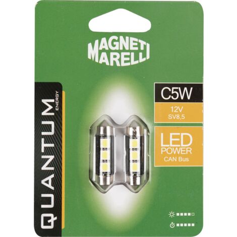 Magneti Marelli C5W coppia lampadine auto LED 3SMD 12V attacco SV8,5 (1/3)