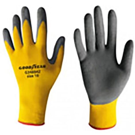 Guanti Da Lavoro In Nylon Montana, Taglia L, Rivestimento In Poliuretano Antimacchia, Presa Migliore, Ideali Per Verniciatura A Spruzzo E Fai Da Te, Colore Nero - 2
