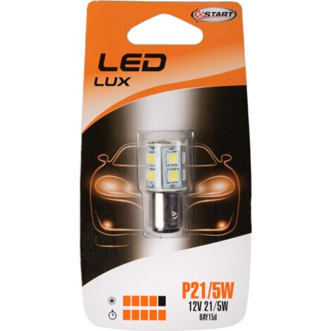 P21/5W Lampadina Singola 13 Led Biluce per luci auto 12V 21W BAY15d (1/2)