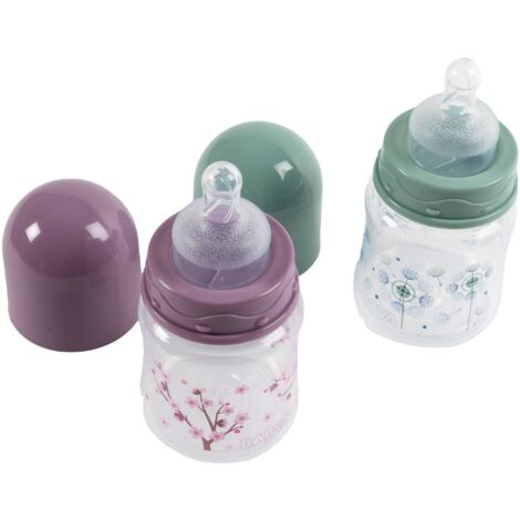 Flori 20001 Biberon Da Viaggio Mix E Go 300 Ml, Blu, Sistema Anti-colica, Senza BPA, 100% Made In Germany. Ideale Per La Notte E I Viaggi: Mantiene Polvere E Liquidi Separati Fino Al Momento Della Poppata.