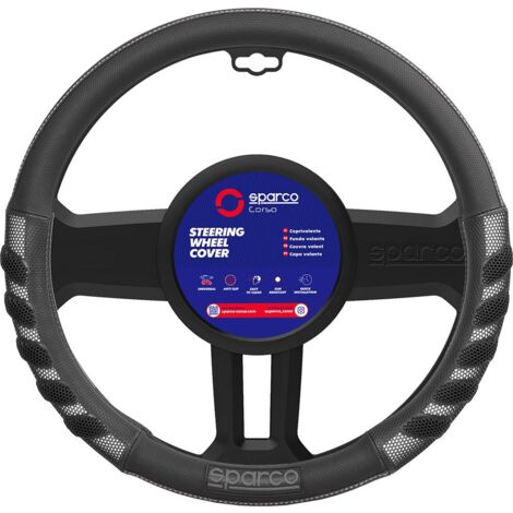 Coprivolante Sparco S155 BK 38 Cm: Stile Sportivo E Presa Sicura Per La Tua Auto