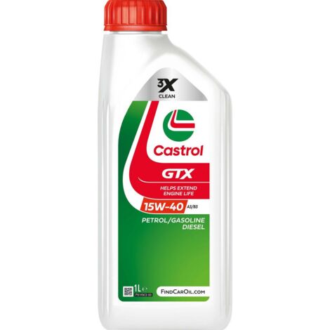 Olio lubrificante motore auto minerale GTX 15W40 1L Oil (1/3)