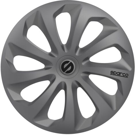 Sicilia set universale copricerchi completo auto grigio 16 pollici