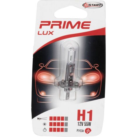 H1 Lampadina Singola Alogena per luci auto 12V 55W P14,5s (1/3)