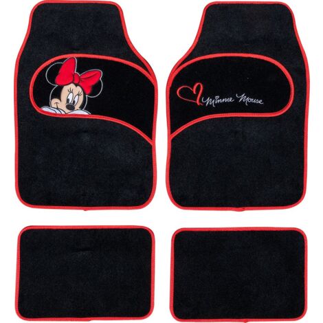 Tappetini auto in moquette universali con ricamo Minnie (1/5)