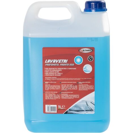 Lavavetri pronto uso profumato ocean - capienza 5 litri - per vaschette tergivetro e tergifaro - effetto sgrassante (1/4)