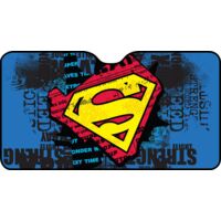 Parasole anteriore auto viaggio Superman 130 x 70cm supereroi uomo d'accaio giallo rosso e blu
