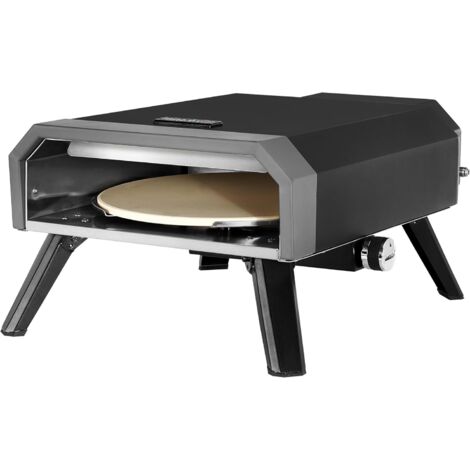 Royal Gourmet – Four à pizza gaz extérieur 4 kW – Pierre à pizza ⌀33 cm – Allumage automatique – Pieds pliables pour transport facile