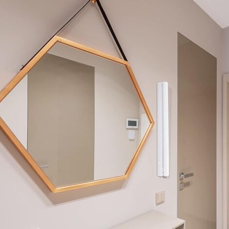 Miroir Lumiere LED pour Salle de Bain 8W 513MM, Applique Salle de Bain LED Lampes pour Miroir, avec Remplaçable S14S Tube 500MM IP44 700LM, Lampe Miroir Salle de Bain, Lumière Blanche Neutre 4000K