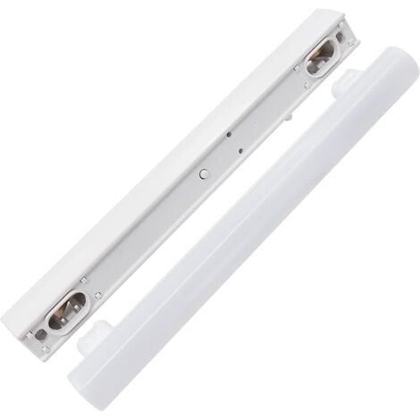 Miroir Salle de Bain Lumiere LED 5W 310MM, 400LM Applique Salle de Bain Miroir Lumineux LED avec Interrupteur, S14S Tube LEDS 30CM IP44 Etanche Remplaçable, Éclairage Blanc Neutre 4000K Luminaires