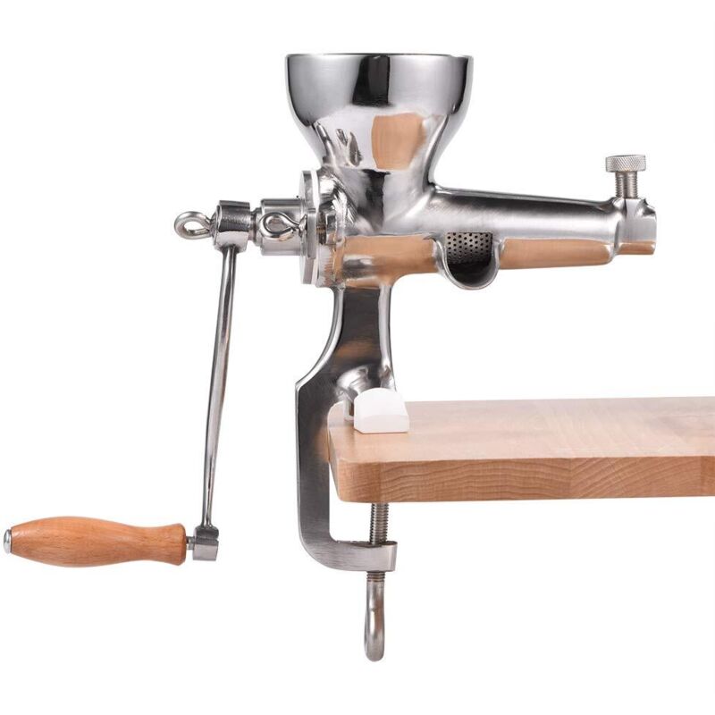 Extracteur De Jus Manuel En Acier Inoxydable - Pour Herbe De Blé, Fruits, Légumes - Installation Sur Table