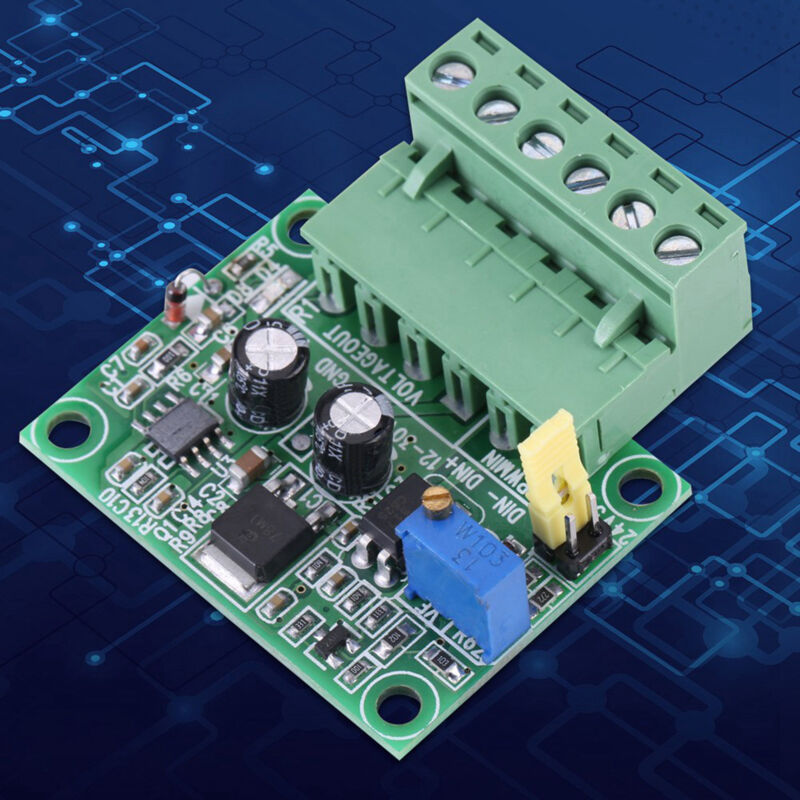 Roberee Signal PWM à Module, 3.3V Signal PWM Convertisseur de Signal en Convertisseur de Tension 0-10V Module Numérique-Analogique N/A pour Circuit D'interface de Contrôle de Vitesse de Moteur PWM PLC