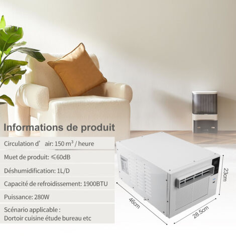 Mini Climatiseur Portable Et Mobile Silencieux | Petite Mini Clim