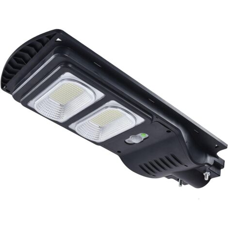 Nannigr 500w Solaire Exterieur Lampadaire-234 LED DéTecteur de Projecteur LED Jardin Lampe avec TéLéCommande 6500k 10000lm Blanc Froid IP65 Impermable Pour Rue Garage Éclairage public