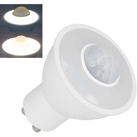 Marhynchus Ampoule GU10 Avec Détecteur De Mouvement - 5W Blanc Chaud 3000K - Pour Intérieur, Couloir, Porche