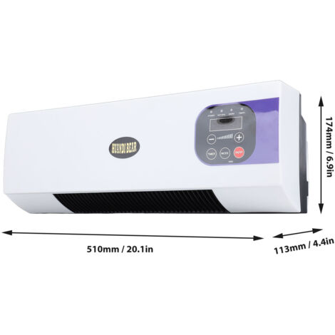 Petit Climatiseur Mini Climatiseur Avec Télécommande, Climatiseur Mural Portable À Faible Bruit