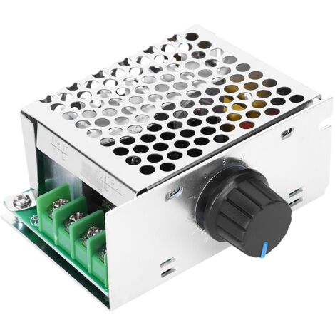 Nannigr 500W DC220V Contrôleur de Vitesse du Moteur à Courant continu Bouton inverseur Bouton de réglage réglable
