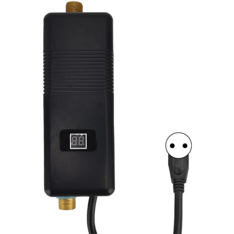 Nannigr Chauffe eau électrique instantané 3500 W 220 V, chauffe-eau sans réservoir automatique chaud pour cuisine