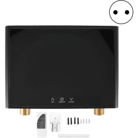 Nannigr Chauffe-eau électrique instantané,Chauffe-eau domestique 3000W 220V,avec télécommande,affichage de la température LED (1/5)