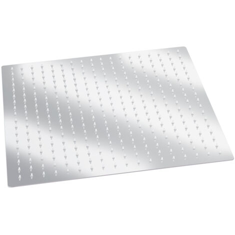 Nannigr Carré 16 pouces Ultra mince en acier inoxydable pluie salle de bain pomme de douche Chrome maison moderne