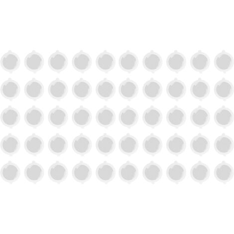 Nannigr 50pcs Douleur de douche Coiffe de cheveux Catcher en fibre de verre pratique Pratique de diamètre de diamètre de mailles dense pratique, 3 mm, 3 mm