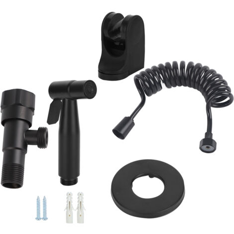 Nannigr G1 / 2 en acier inoxydable Thread Bidet pulvérisateur pour toilettes de salle de bain Black B Style