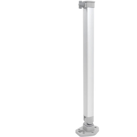 Pied de Table Pliant Télescopique Réglable en Hauteur pour Camping-Car, Caravane, Bateau, Yacht, Support de Table Pliable et Amovible en Alliage D'aluminium pour Atelier ou Cuisine