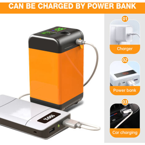 Pompe De Douche Portable Camping - Affichage Numérique Température & Batterie - Rechargeable USB, Économie D’Énergie - Pour Camping-Car, Randonnée, Plage