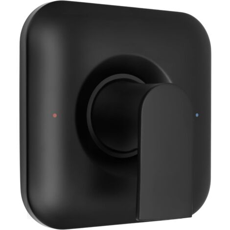 Nannigr T2472BL Garniture de douche à poignée unique sans pommeau de douche Noir mat (1/5)