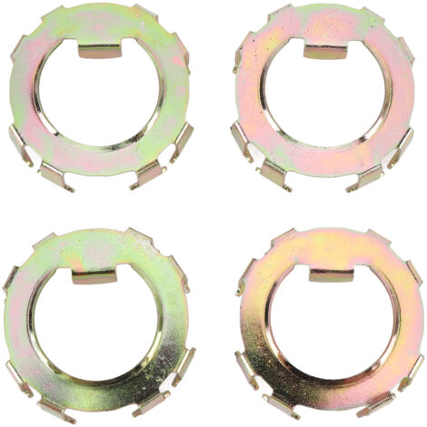 Nannigr 4PCS TRANSEMBLE SPING SPING NUT RETENU METAL METAL Secure Fixation Wheel Remplacement de l'essieu de la confiture EZ-Lube 2 à 8K (1/5)