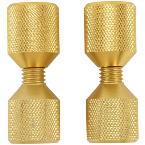 Nannigr 2pcs 2 pcs d'alignement de bride d'alignement en aluminium 1‑1 / 8 pouces doubles pour 0,5 à 14 pouces 150 lb Golden