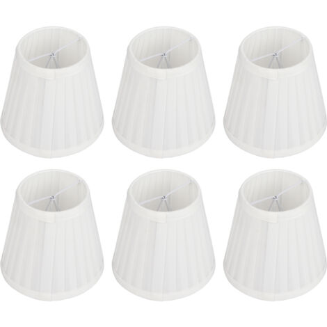 Nannigr 6pcs tissu lustre à la lampe à lampe à lampe de lampe à lampe à la lampe pour le salon Décor d'htel de la chambre à coucher (1/5)