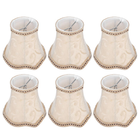 Nannigr 6 pcs tissu lampe à lampe à lampe de lampe à lampe de la lampe à lustre pour décoration de maison Accessoires légers (1/5)