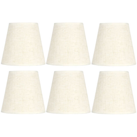 Nannigr 6pcs Nordic Simple tissle lampe de lampe art décor de lampe à lampe à l'abri légère pour lustre mural e14 (1/5)