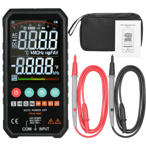 Nannigr Multimètre fin FY107B TRMS auto sans pile (1/5)