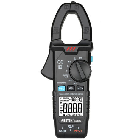 Nannigr CM83B multimètre pinces 600A 600V NCV mesure C rétroéclairage sans pile