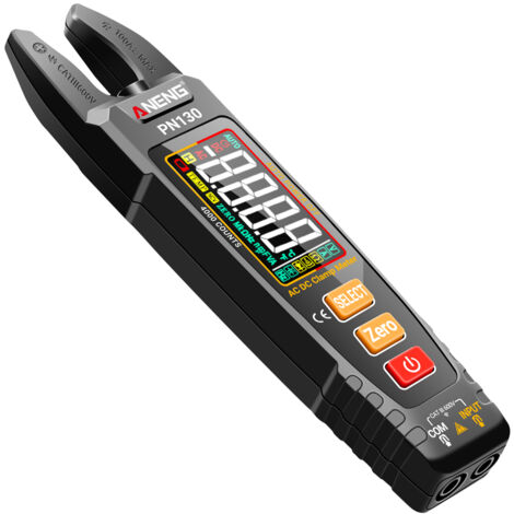 Nannigr PN130 - Multimètre U pour courant AC/DC avec écran rétroéclairé et batterie 3,7V 700mAh